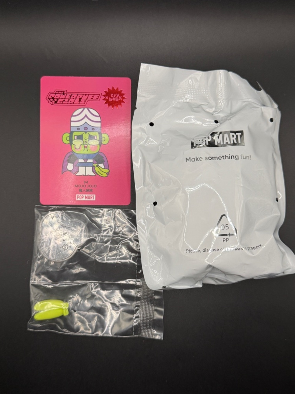 POP MART x Crybaby x Powerpuff Girls - Mojo Jojo - Sealed Foil